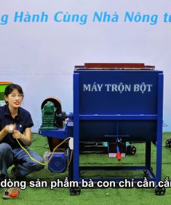 Máy Trộn Hỗn Hợp Thức Ăn Chăn Nuôi Tự Động 50Kg