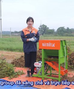 Máy Tuốt Lạc Bình Quân – Tuốt Sạch 99% Với Đầu Nổ Tiện Lợi