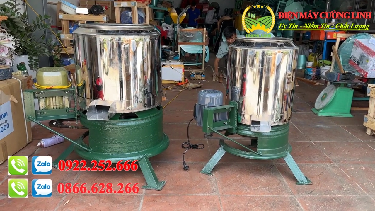 Máy vắt ly tâm công nghiệp 20L 30L 50L 100L 150L 200L – tách nước khối quay inox