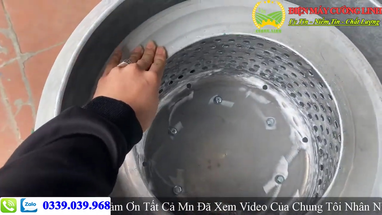 Máy vắt ly tâm nhôm tách nước khối quay dung tích 40 lít giá thấp