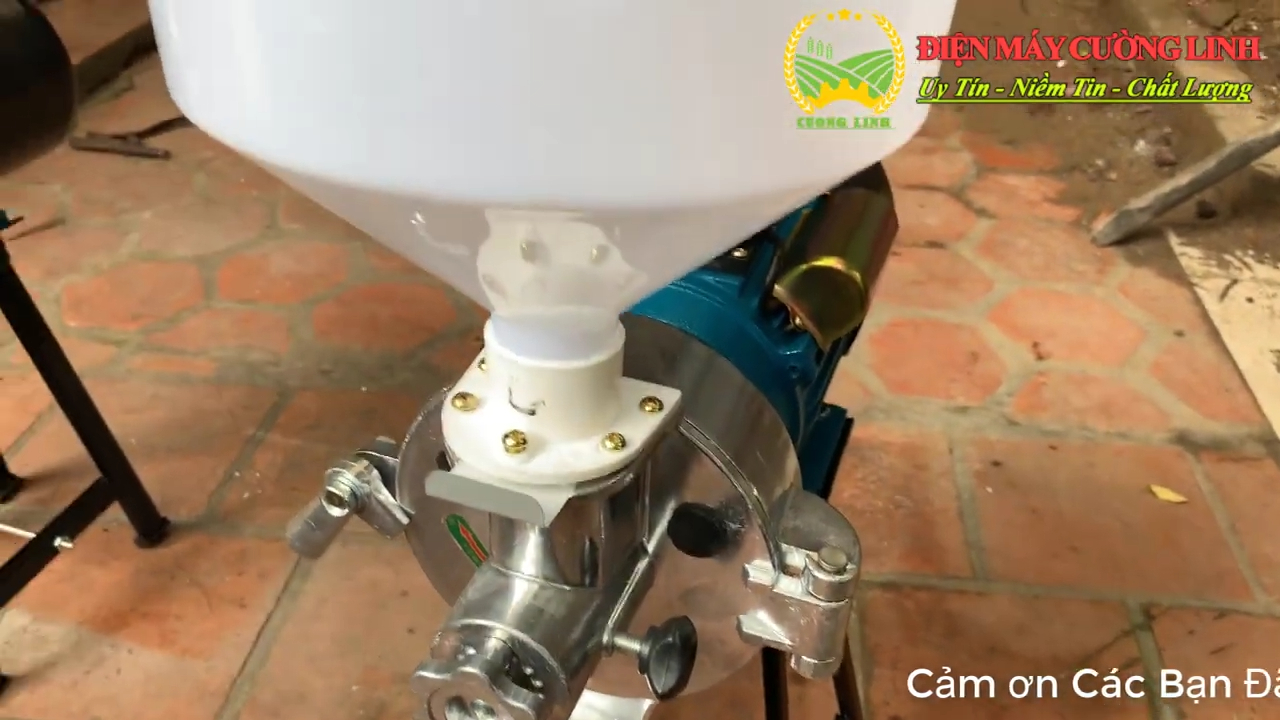 Máy xay bột ướt mini 3kW chuyên nghiền gạo nước, đậu nành, nguyên liệu làm bánh