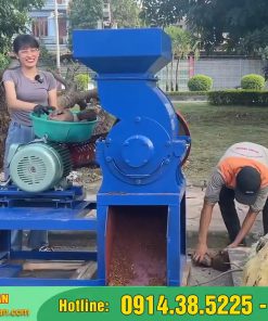 Máy xay xơ dừa B450 năng suất cao băm vỏ dừa thành mùn dừa mỗi ngày