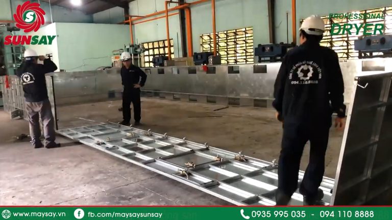 Máy sấy nông sản 20 Tấn – Lắp đặt hệ thống sấy Ngô công suất 20 tấn_mẻ tại Bình Dương _ SUNSAY
