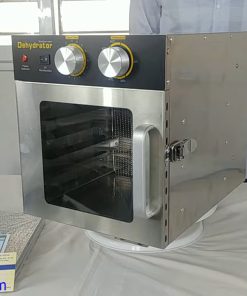 Máy sấy trái cây mini gia đình 6 tầng bằng inox có đèn UV diệt khuẩn