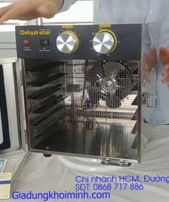 Máy sấy trái cây mini gia đình 6 tầng bằng inox có đèn UV diệt khuẩn - chi tiết máy 3