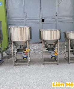 Máy Trộn Cám Trục Đứng Thùng Inox