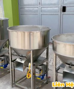 Máy Trộn Cám Trục Đứng Thùng Inox - chi tiết máy 3