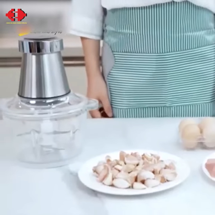 Máy xay thịt đa năng 3.1 ELEGANT nhập khẩu Đức – xử lý thịt, tỏi, trứng trong một thiết bị