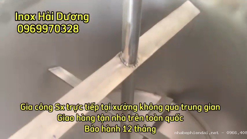 Nồi Nấu Có Cánh Khuấy Gia Nhiệt 100L – 200L – 500L - Hình 3 Nồi Nấu Có Cánh Khuấy Gia Nhiệt 100L – 200L – 500L - Hình 3