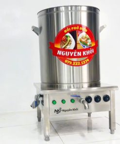 Nồi Nấu Phở 100L – Năng Suất 300 Bát Phở