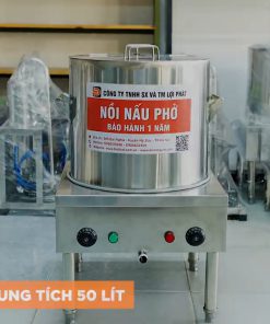 Nồi Nấu Phở 50 Lít Inox Cao Cấp 3 Lớp