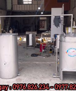 Nồi Nấu Rượu 40Kg Bằng Điện Và Củi