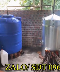 Bàn giao bộ nồi hơi nấu rượu 20 kg gạo bằng củi inox 304 tại Phú Thọ