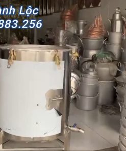 Nồi nấu rượu bằng điện- giải pháp nấu rượu nhanh không khê không khét