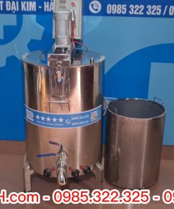 Nồi Nấu Cánh Khuấy 100 Lít Gia Nhiệt Dầu Dùng Cô Đặc Dược Liệu - chi tiết máy 6