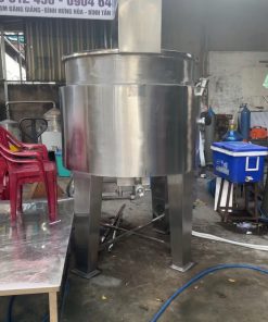 Nồi nấu gia nhiệt cánh khuấy 1000L 3 lớp inox 304