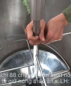 Nồi nấu cháo cánh khuấy tự động 500 lít - chi tiết máy 2