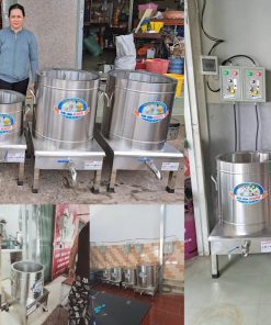 Nồi nấu phở điện 80L tủ điện rời foam cách nhiệt dày dặn