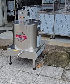 Nồi hầm xương điện 100 lít inox 304 xuất khẩu theo yêu cầu, tủ điện treo tường