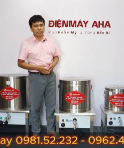 Nồi Nấu Phở Mâm Nhiệt 50L Nấu Nước Dùng - chi tiết máy 2