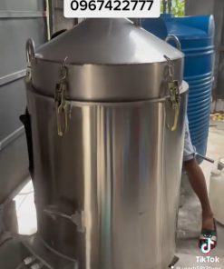 Nồi Nấu Rượu 50kg Gạo Một Mẻ Điện 3 Pha - chi tiết máy 2