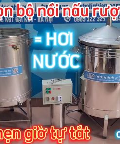 Nồi nấu rượu bằng điện công nghiệp 30kg