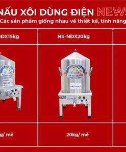 Nồi đồ xôi 5kg chuyên đồ 5kg gạo cho quán xôi - chi tiết máy 3