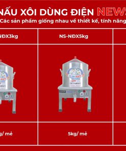 Nồi Nấu Xôi Điện 5kg