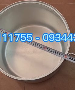 Nồi tráng bánh cuốn nhôm đường kính 40cm đun bếp ga than củi hồng ngoại