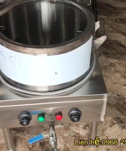 Nồi tráng bánh cuốn đường kính 35 cm 2 lớp bảo ôn giữ nhiệt - chi tiết máy 3