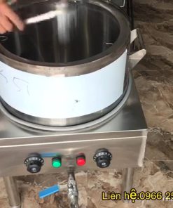 Nồi tráng bánh cuốn đường kính 35 cm 2 lớp bảo ôn giữ nhiệt - chi tiết máy 2