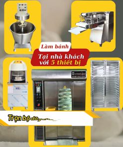 Quy Trình Làm Bánh Mì Gồm 5 Thiết Bị Tại Nhà Khách Hàng