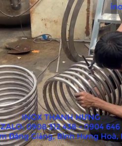 Quy Trình Gia Công Sản Xuất Nồi Nấu Rượu Bằng Thép Không Gỉ Inox 304 - chi tiết máy 3