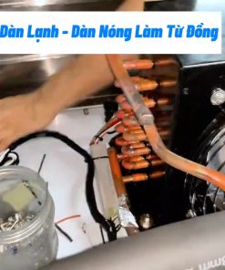 Tủ mát 4 cánh quạt gió Fushimavina - chi tiết máy 2