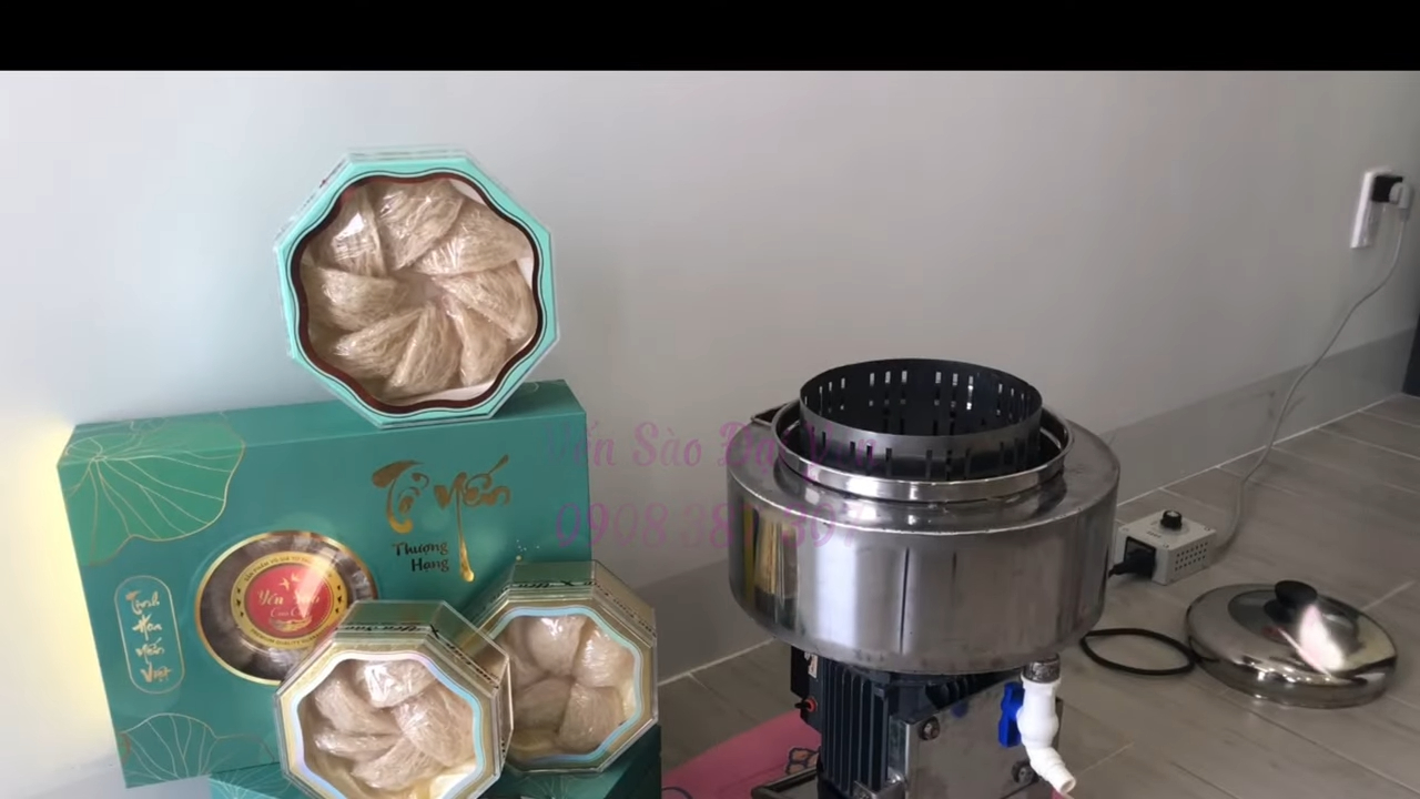 Máy vắt ly tâm (máy vắt yến ly tâm) nhỏ gọn phục vụ tách nước nguyên liệu