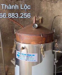 Bộ nồi hơi nấu rượu lõi đồng 40kg - chi tiết máy 3