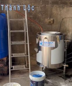 Bộ nồi hơi nấu rượu lõi đồng 40kg - chi tiết máy 4