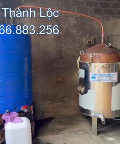 Bộ nồi hơi nấu rượu lõi đồng 40kg - chi tiết máy 2