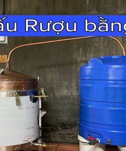 Bộ nồi hơi nấu rượu lõi đồng 40kg lắp đặt tại Triệu Sơn – Thanh Hóa
