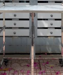 Xe đẩy hàng inox Toàn Phát