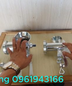 Máy xay thịt cá quay tay máy 12 cỡ đại