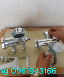 Máy xay thịt cá quay tay máy 12 cỡ đại - chi tiết máy 2