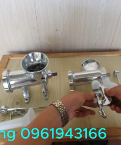 Máy xay thịt cá quay tay máy 12 cỡ đại - chi tiết máy 3