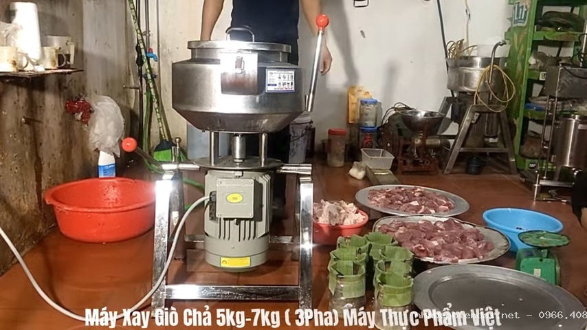 Máy xay giò chả 7Kg điện 380V