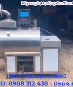 Máy rang hạt tự động đun than củi, trấu, sơ dừa hoặc gas năng suất 10 – 15kg/mẻ - chi tiết máy 2