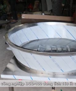 Chảo chiên công nghiệp BCD 100 dung tích 160 lít công suất 12KW