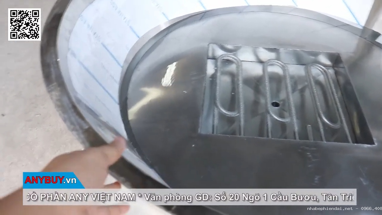 Chảo chiên công nghiệp BCD 100 dung tích 160 lít công suất 12KW