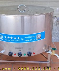 Chảo Chiên Dầu Công Nghiệp Vát Đáy 80–70–40cm