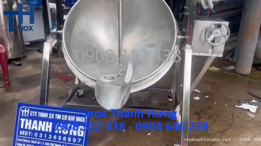 Chảo Xào Nhân Bánh Công Nghiệp Cho Cơ Sở Làm Bánh Quy Mô Lớn