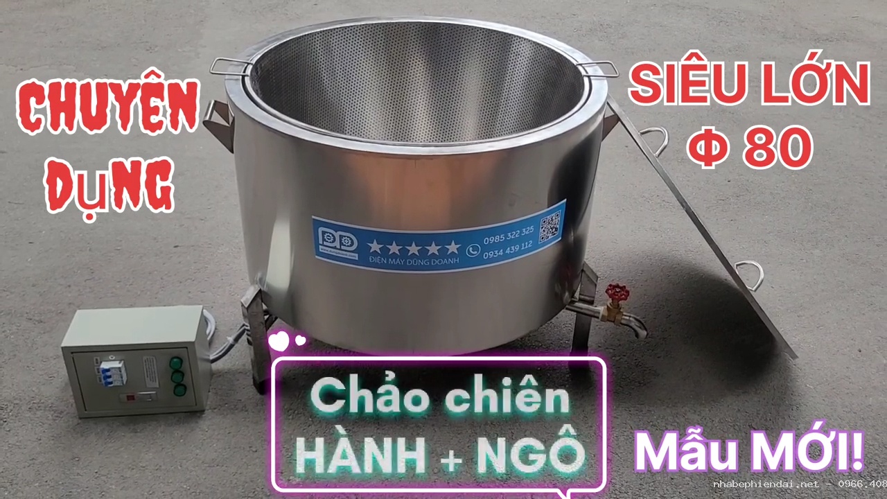 Chảo chiên điện công nghiệp siêu lớn sản xuất theo nhu cầu tại Sơn La
